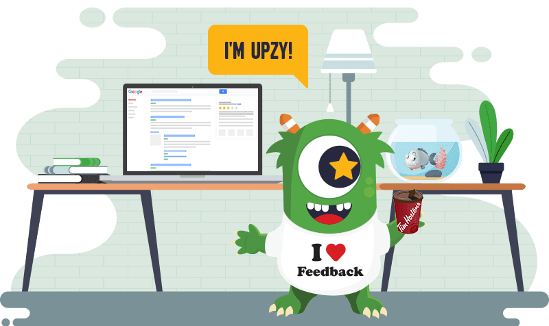Upzy the Mascot